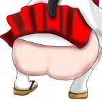 巫女さんJDのうんこトイレ覗きバックショット！